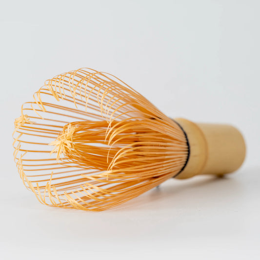 Bamboo Chasen Matcha Whisk | Kazuho, Clear Storage Tube, 10.7 cm