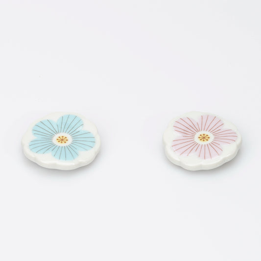 Japanese Chopstick Set for Two | Harekutani Kutani Porcelain Rests