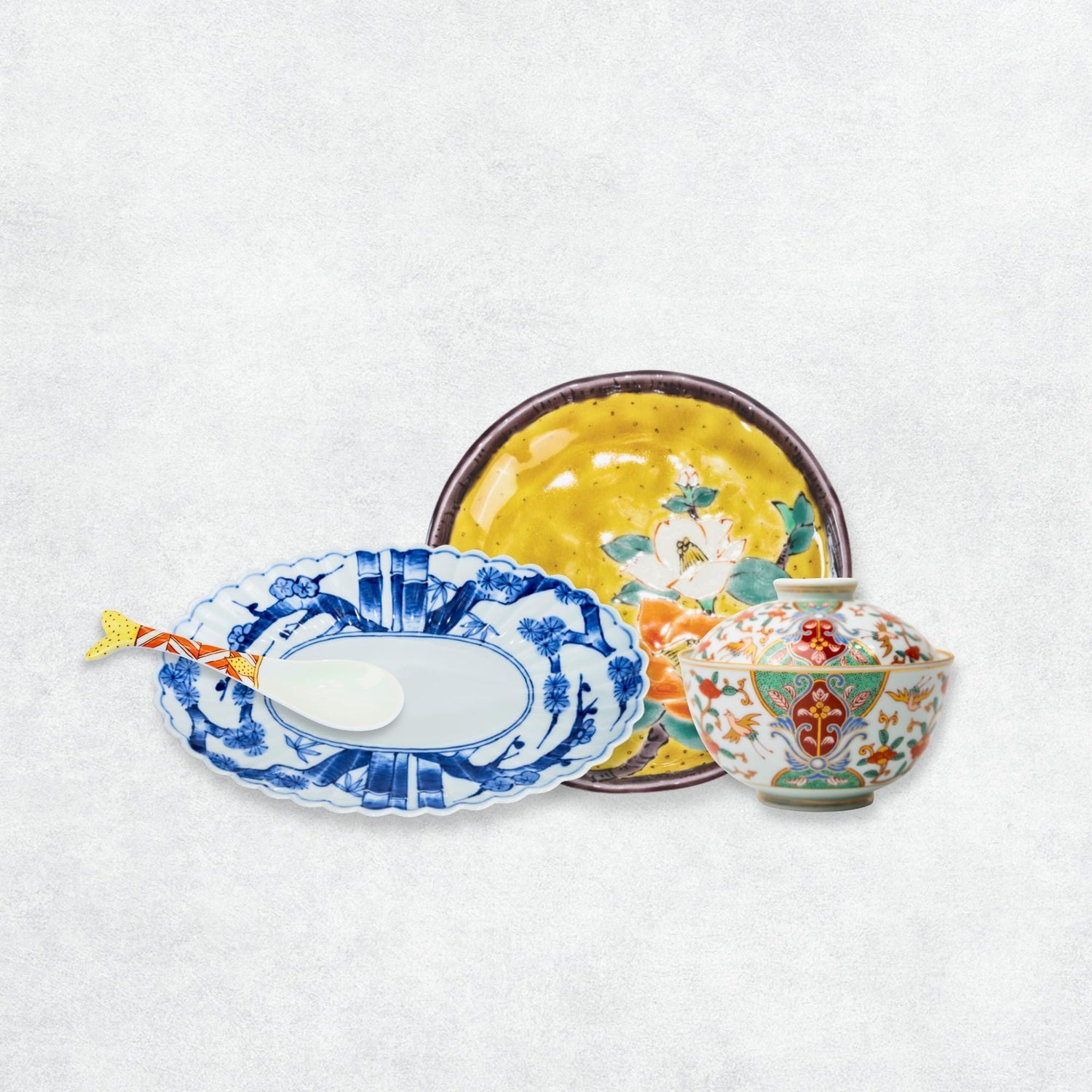 Japanese Tableware: Plates, Bowls & Spoons