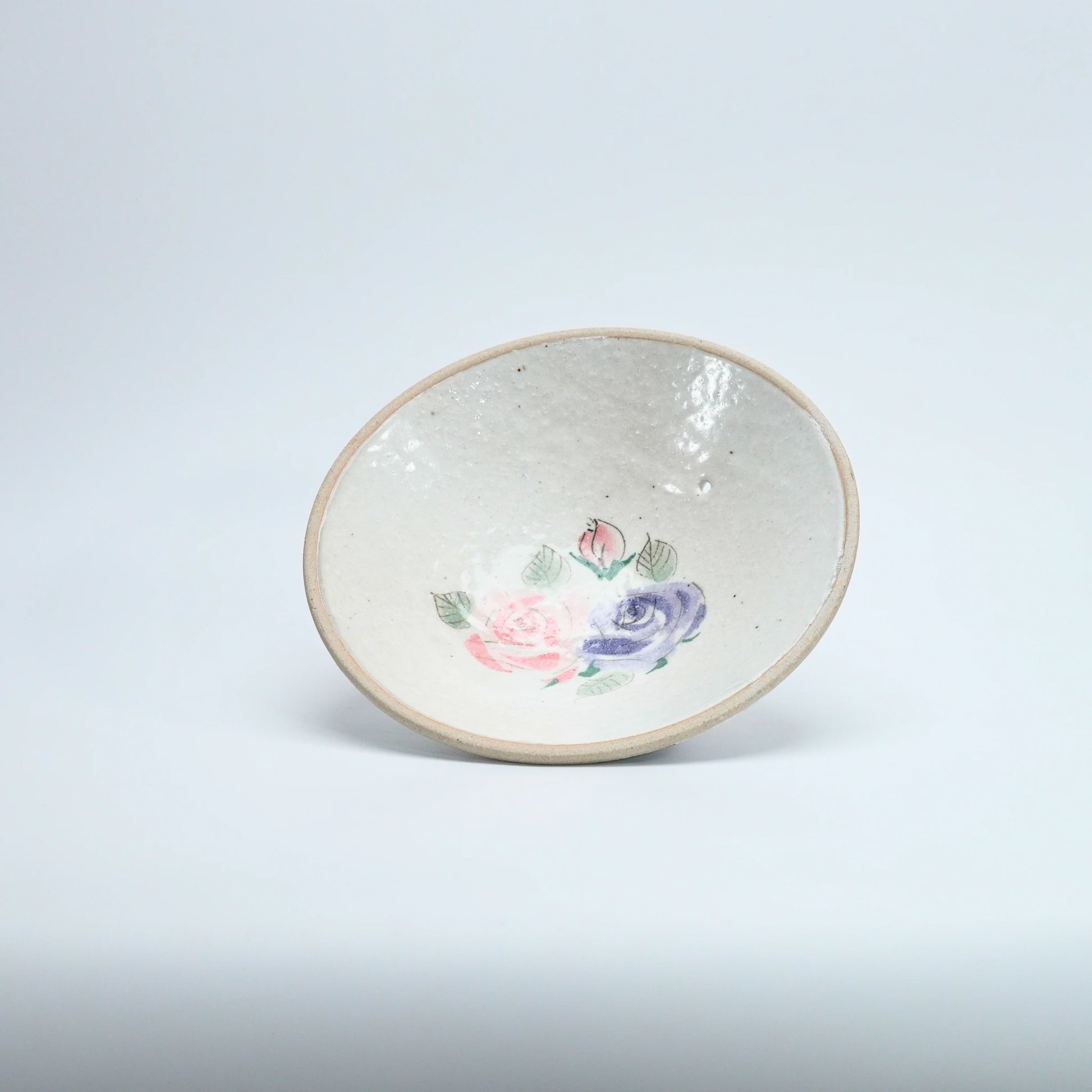 Japanese Rose Donabe Clay Pot | Banko Body + Seto Lid, 25cm Serves 2-3 — view 9