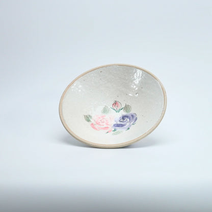 Japanese Rose Donabe Clay Pot | Banko Body + Seto Lid, 25cm Serves 2-3 — view 9