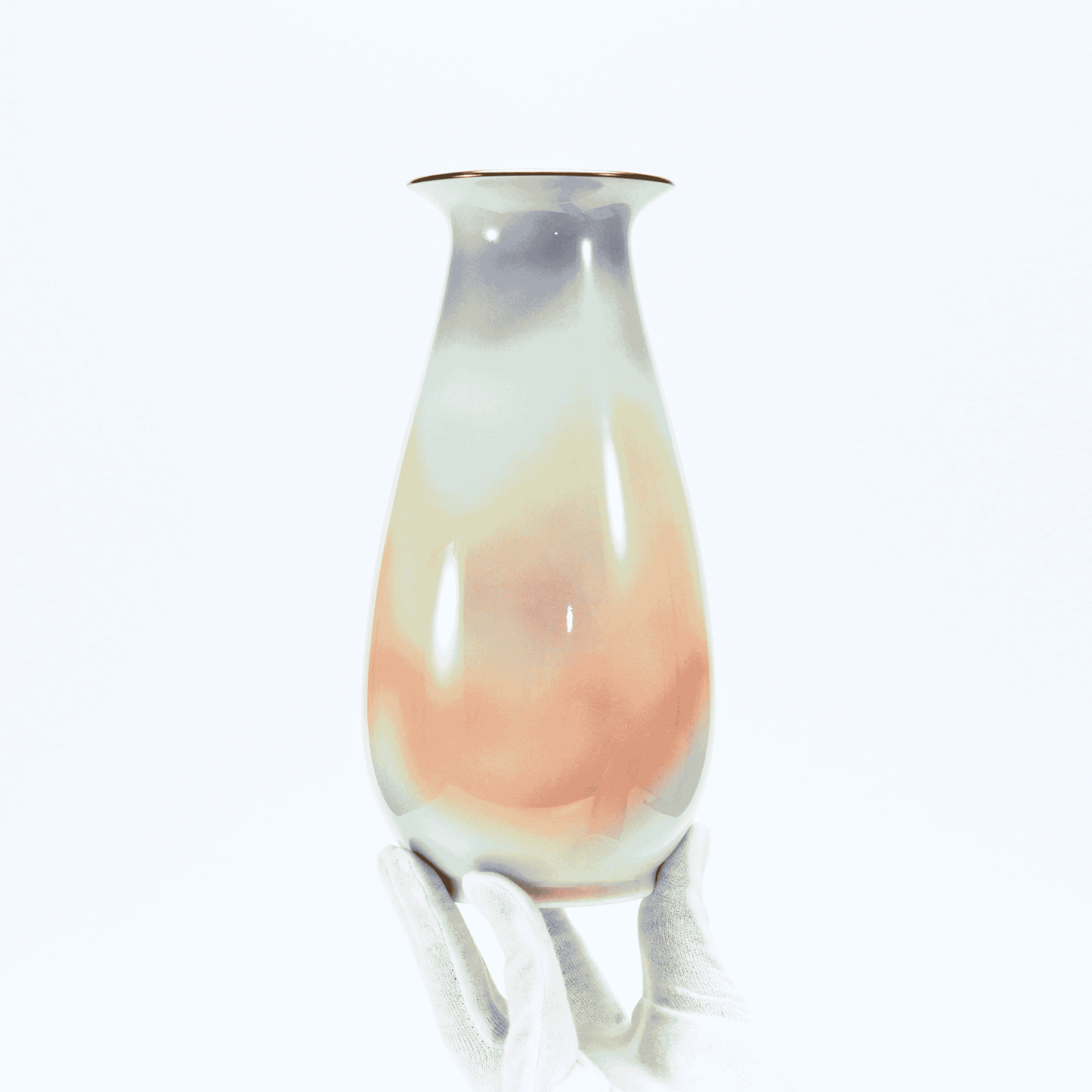 Fukagawa Seiji Schillernde Vase — Iro-e Saiji, Arita (Ansicht 2)