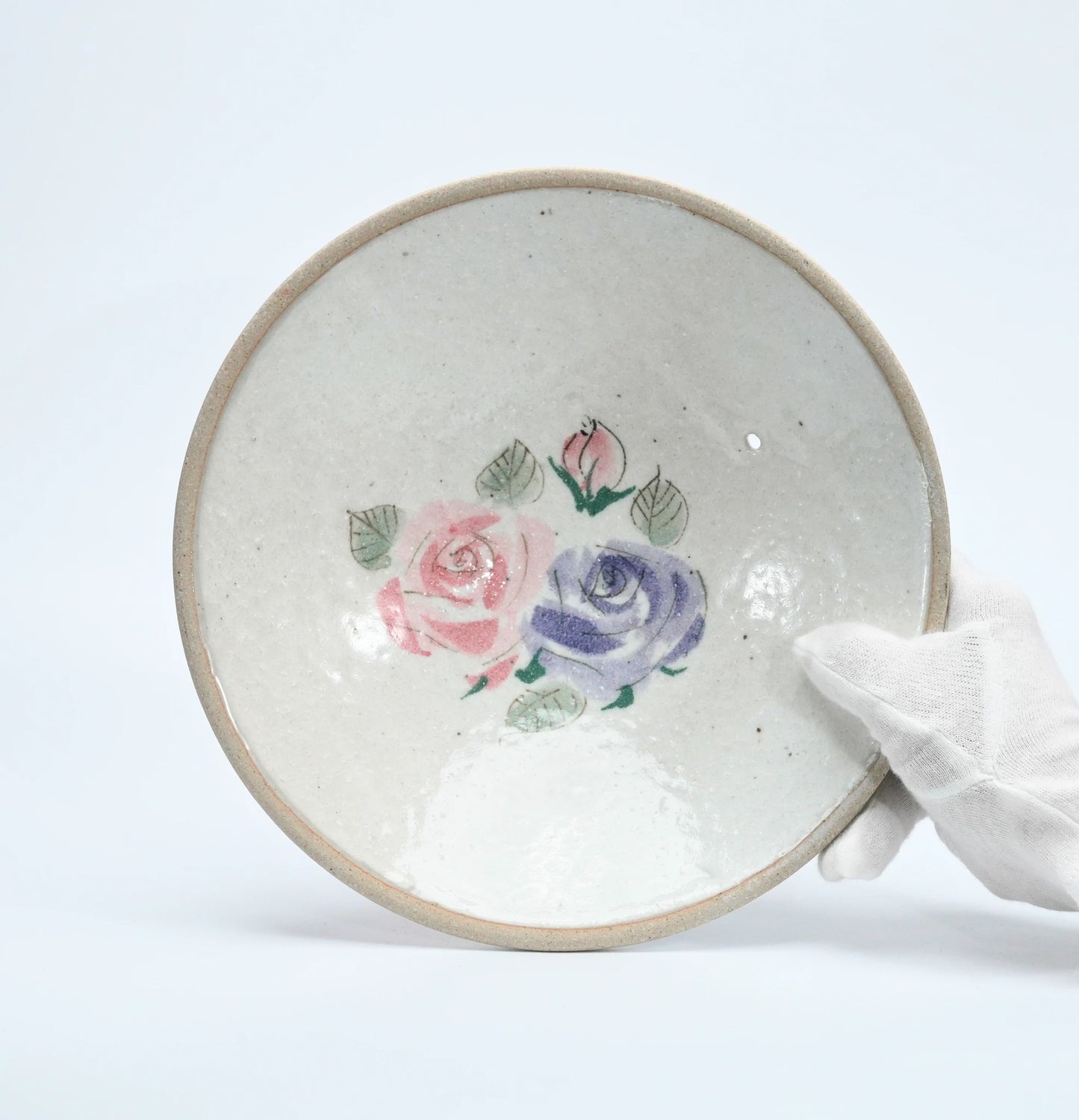 Japanese Rose Donabe Clay Pot | Banko Body + Seto Lid, 25cm Serves 2-3 — view 6