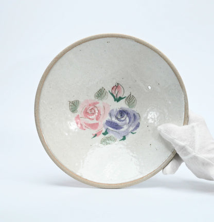 Japanese Rose Donabe Clay Pot | Banko Body + Seto Lid, 25cm Serves 2-3 — view 6