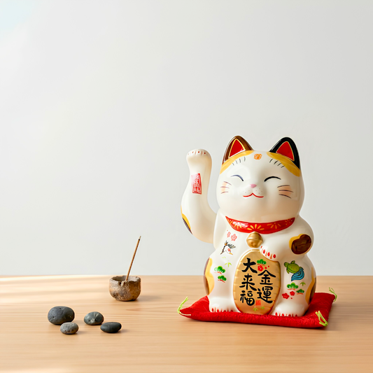 Elektrisch winkender Maneki Neko (Ansicht 2)