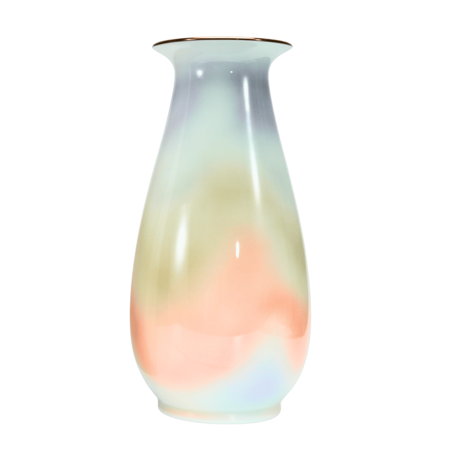 Fukagawa Seiji Schillernde Vase — Iro-e Saiji, Arita