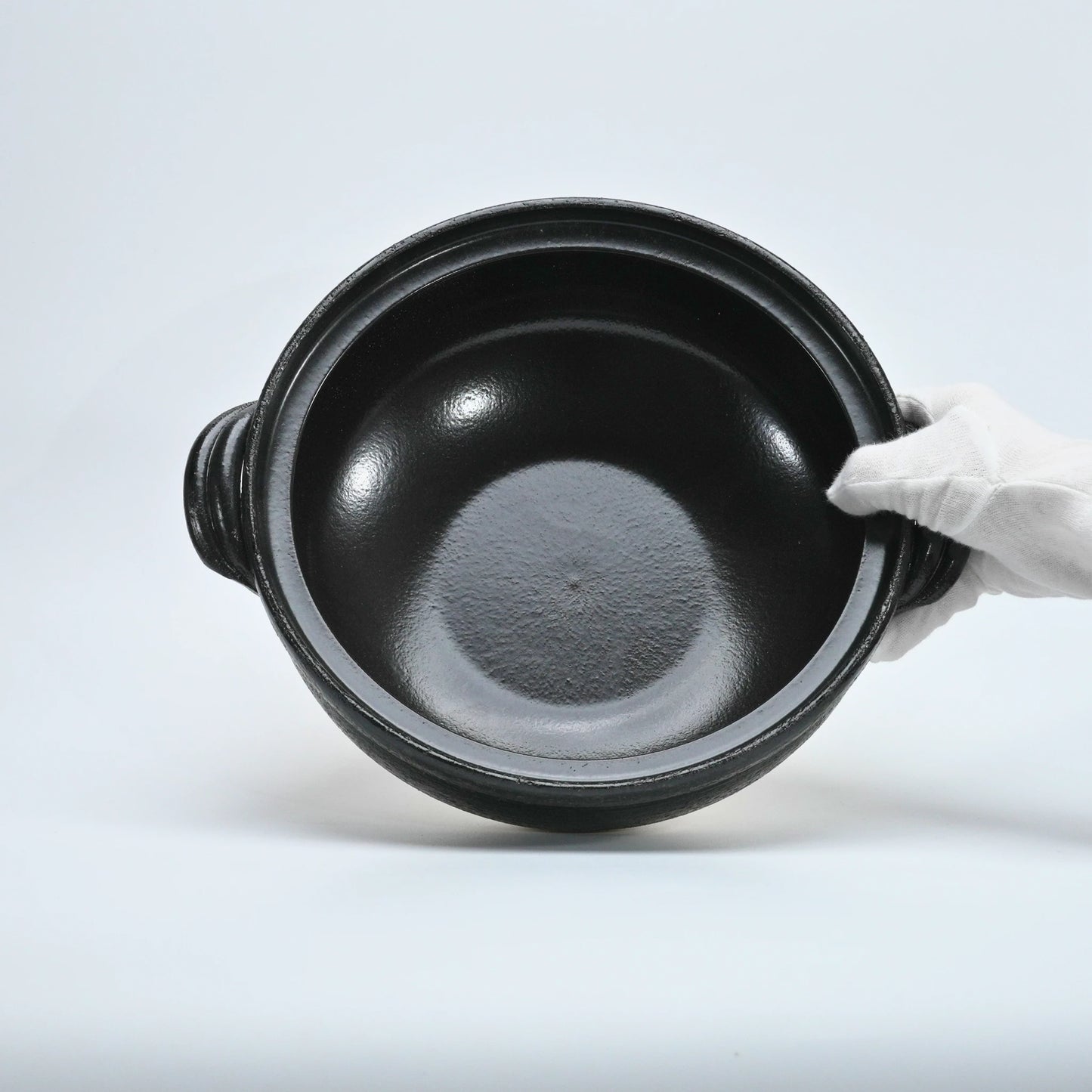 Japanese Rose Donabe Clay Pot | Banko Body + Seto Lid, 25cm Serves 2-3 — view 7