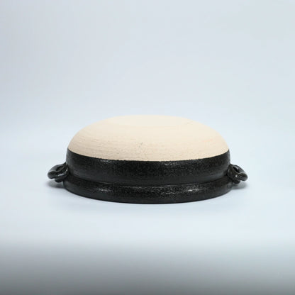 Japanese Rose Donabe Clay Pot | Banko Body + Seto Lid, 25cm Serves 2-3 — view 8