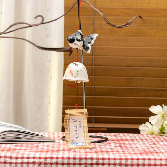 Yakushigama Black Goldfish Wind Chime