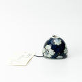 Hand-Painted Arita Porcelain Wind Chime with Blue Floral Pattern