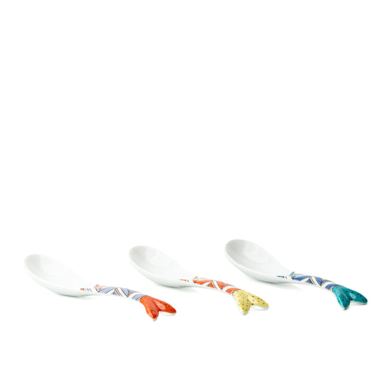 Harekutani Fish-Shaped Kutani Soup Spoon