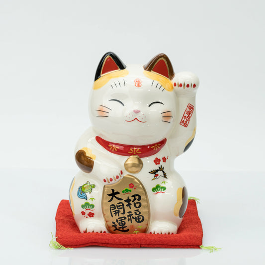 Yakushigama Lucky Cat — Stationary or Waving Paw