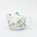 Kutani Bird Kyusu Teapot with Strainer | Japanese Porcelain, 350 ml