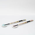 Japanese Chopstick Set for Two | Harekutani Kutani Porcelain Rests