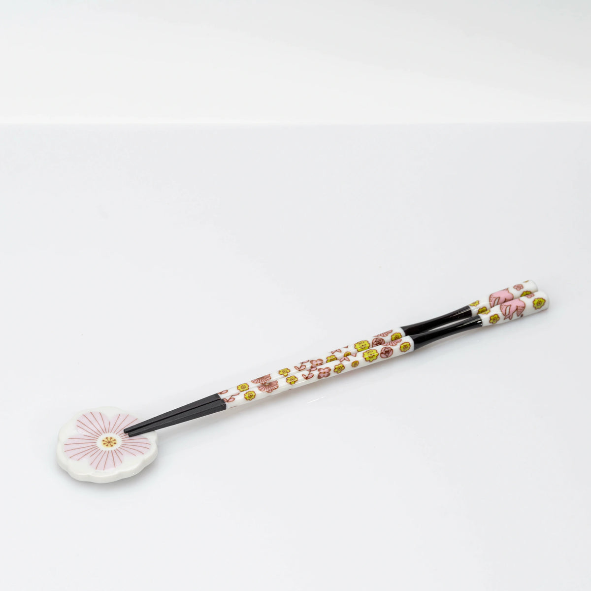Japanese Chopstick Set for Two | Harekutani Kutani Porcelain Rests