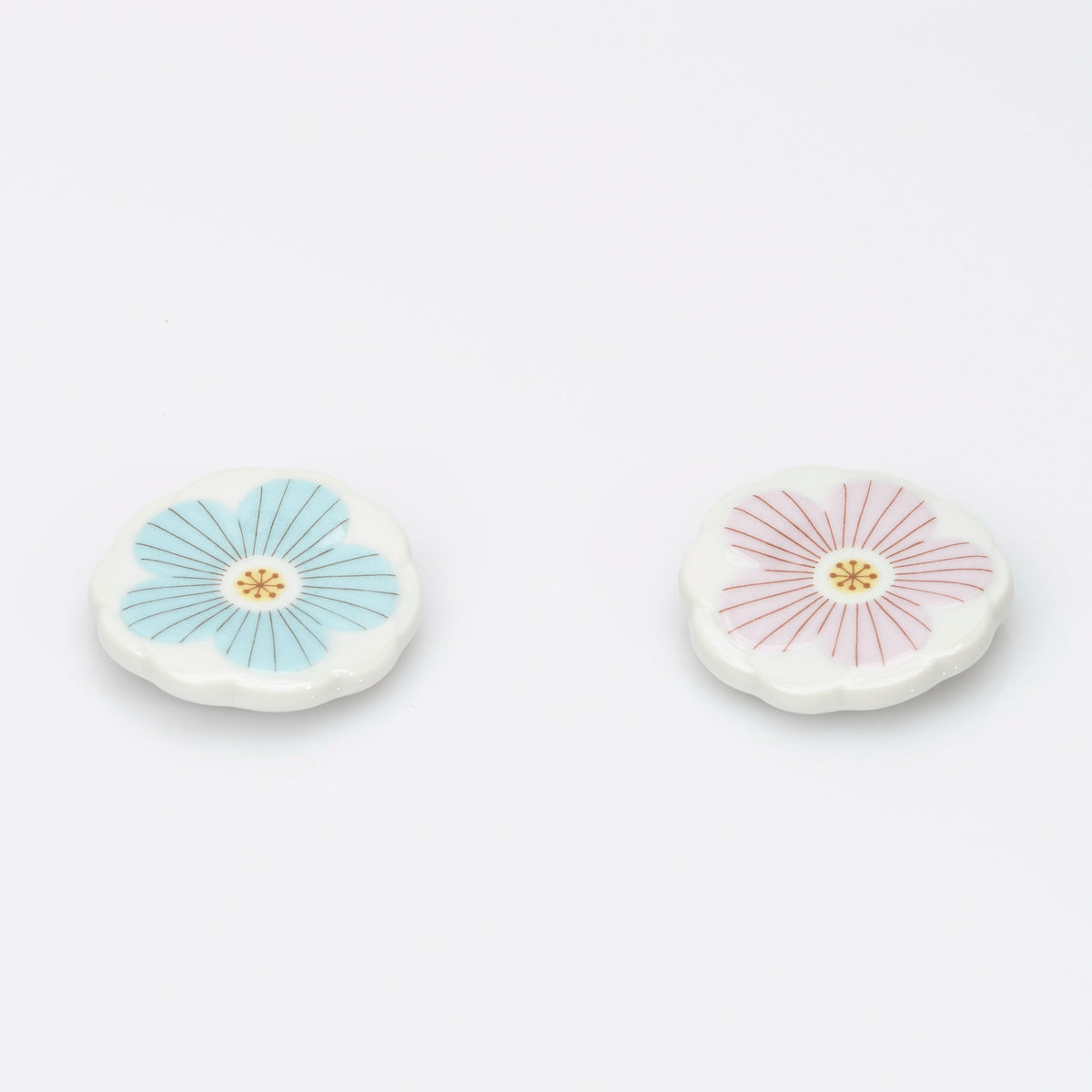 Japanese Chopstick Set for Two | Harekutani Kutani Porcelain Rests