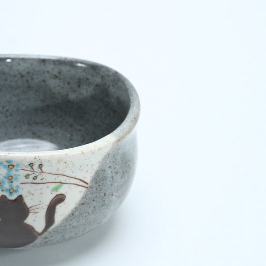 Kutani Hidamari Matcha Bowl | Hand-Painted Japanese Chawan