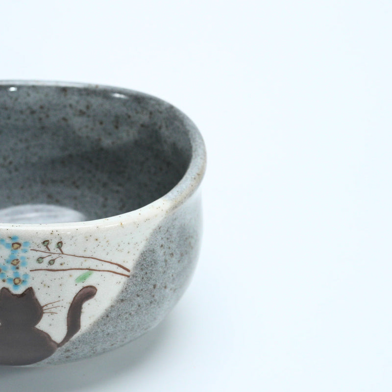 Kutani Hidamari Matcha Bowl | Hand-Painted Japanese Chawan — view 2