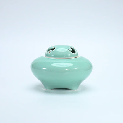 Vintage 1977 Fukagawa Seiji Celadon Incense Burner Koro — Arita — view 5