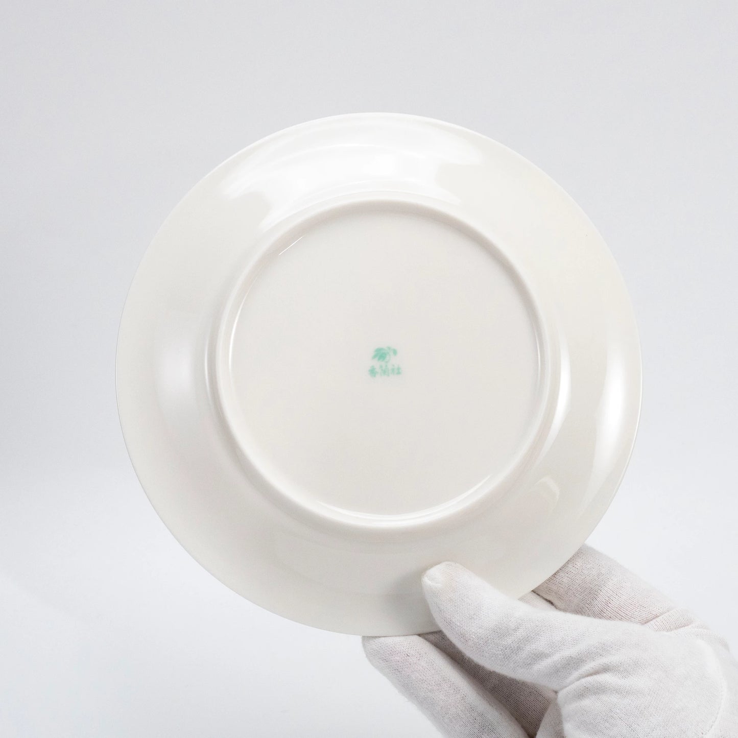 Vintage 1975 Koransha Phalaenopsis Plate Set of 5 — Arita-yaki Porcelain — view 3