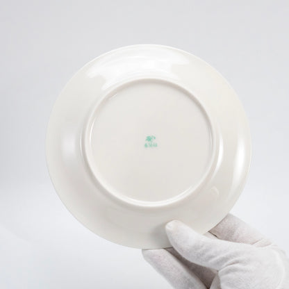 Vintage 1975 Koransha Phalaenopsis Plate Set of 5 — Arita-yaki Porcelain — view 3