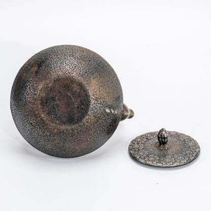 Vintage Nambu Satetsu Kyusu by Kiyosue — Sakura Cast Iron Teapot, Morioka — view 9