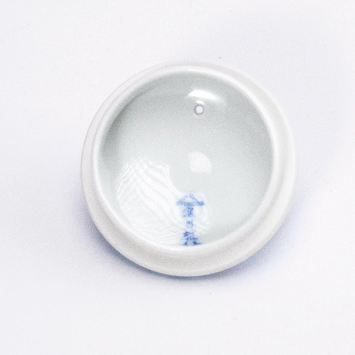 Fukagawa Seiji Pre-War Arita Sometsuke Tea Set — Kyusu + 5 Yunomi with Signed Tomobako, 1937 Showa