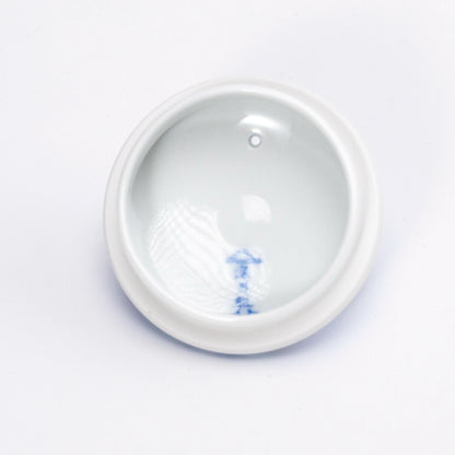 Fukagawa Seiji Pre-War Arita Sometsuke Tea Set — Kyusu + 5 Yunomi with Signed Tomobako, 1937 Showa
