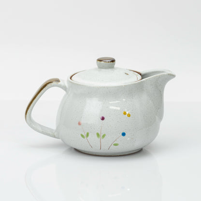 Kutani Cat Teapot with Strainer, Hand-Painted Hidamari, Japanese Ceramic 360ml