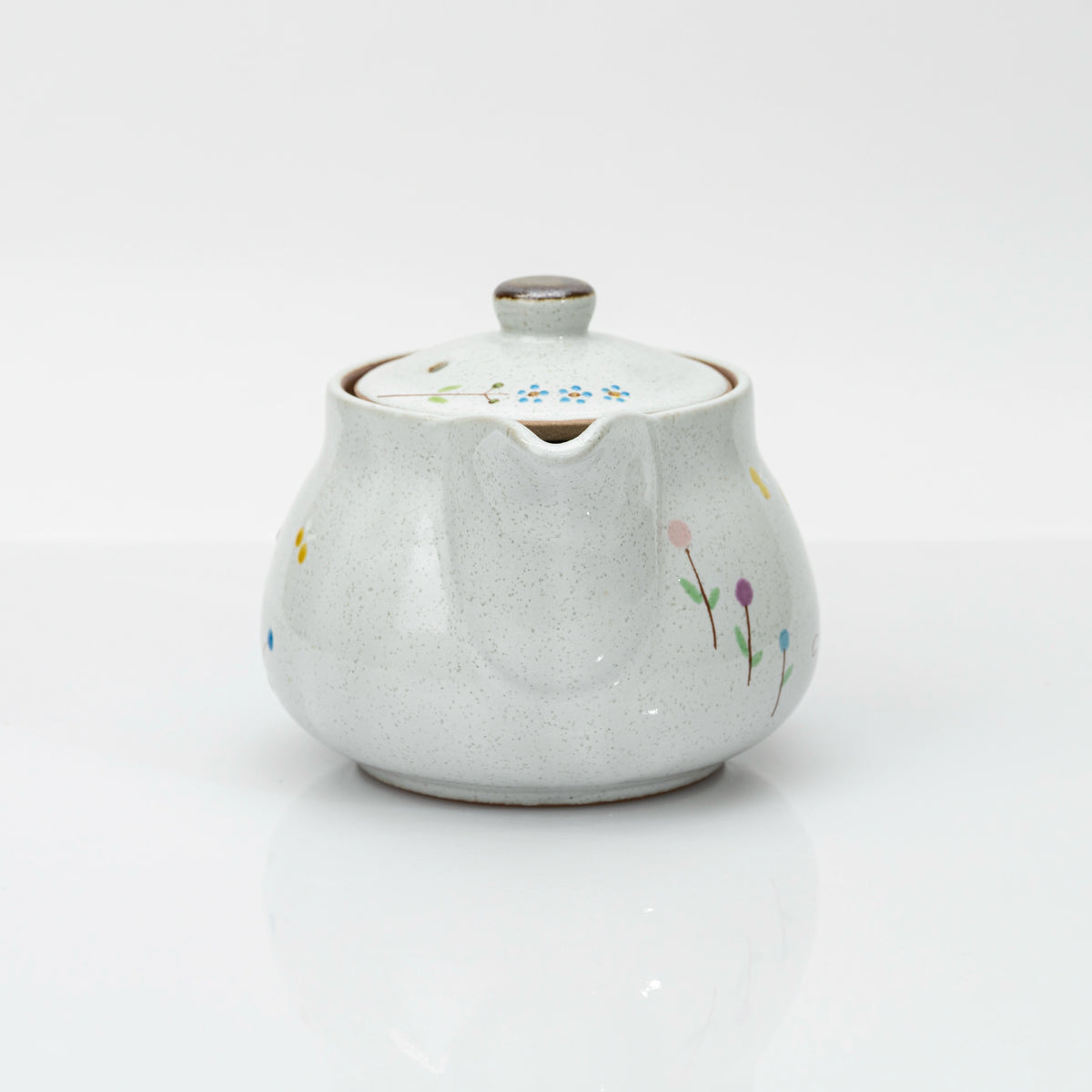 Kutani Cat Teapot with Strainer, Hand-Painted Hidamari, Japanese Ceramic 360ml