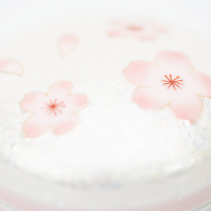 Arita Pink Cherry Blossom Lidded Box, 8.5 cm