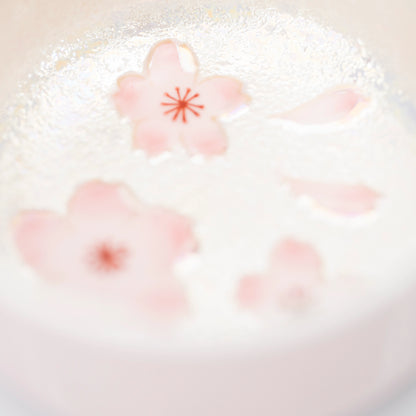Arita Pink Cherry Blossom Lidded Box, 8.5 cm