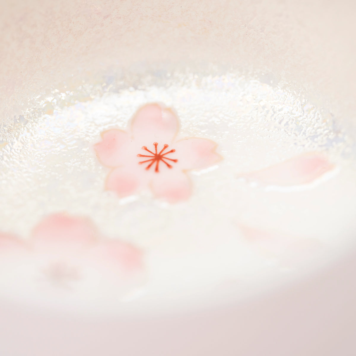 Arita Pink Cherry Blossom Lidded Box, 8.5 cm