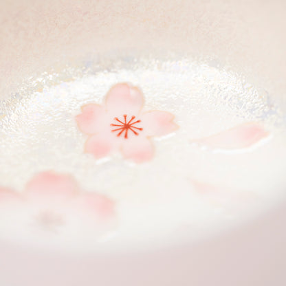 Arita Pink Cherry Blossom Lidded Box, 8.5 cm