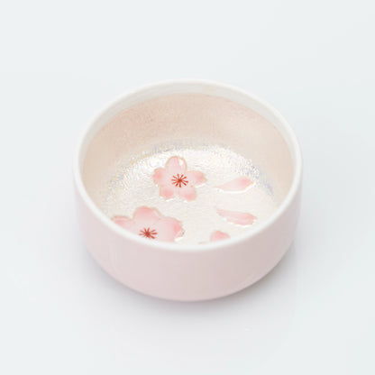 Arita Pink Cherry Blossom Lidded Box, 8.5 cm