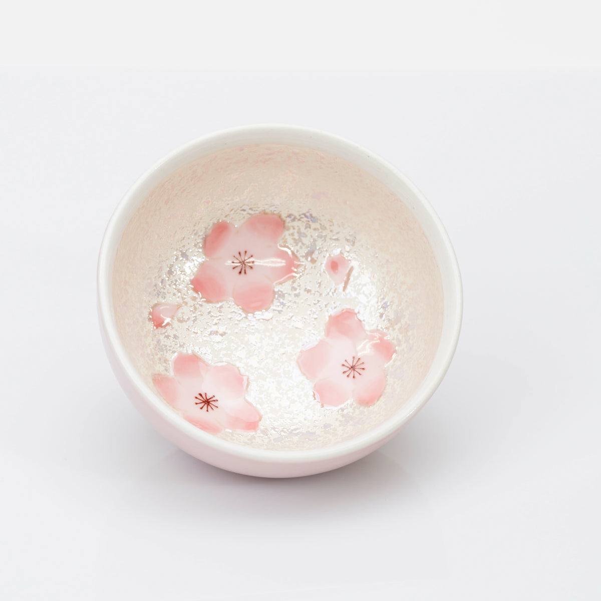 Arita Pink Cherry Blossom Lidded Bowl, 9.7 cm