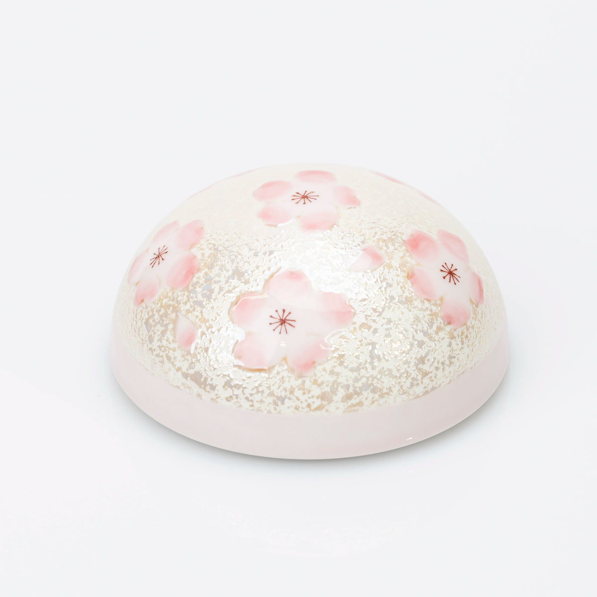 Arita Pink Cherry Blossom Lidded Bowl, 9.7 cm