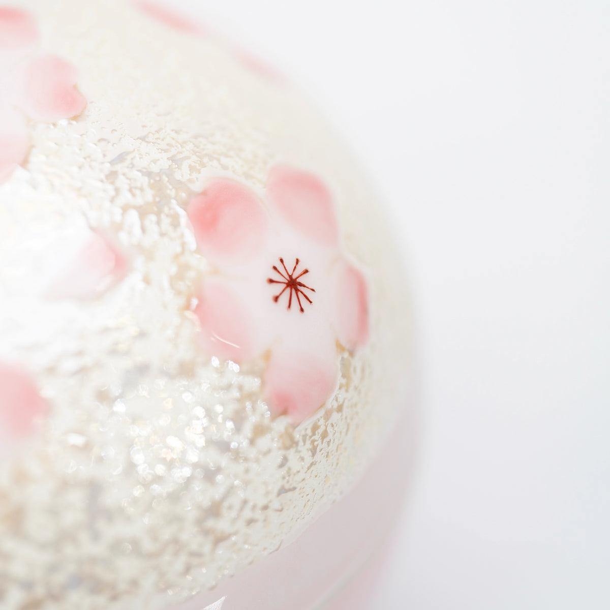 Arita Pink Cherry Blossom Lidded Bowl, 9.7 cm