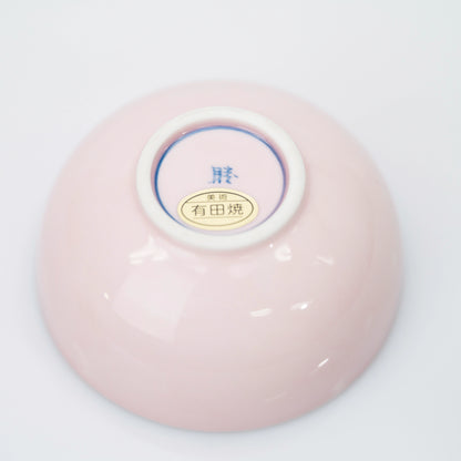 Arita Pink Cherry Blossom Lidded Bowl, 9.7 cm