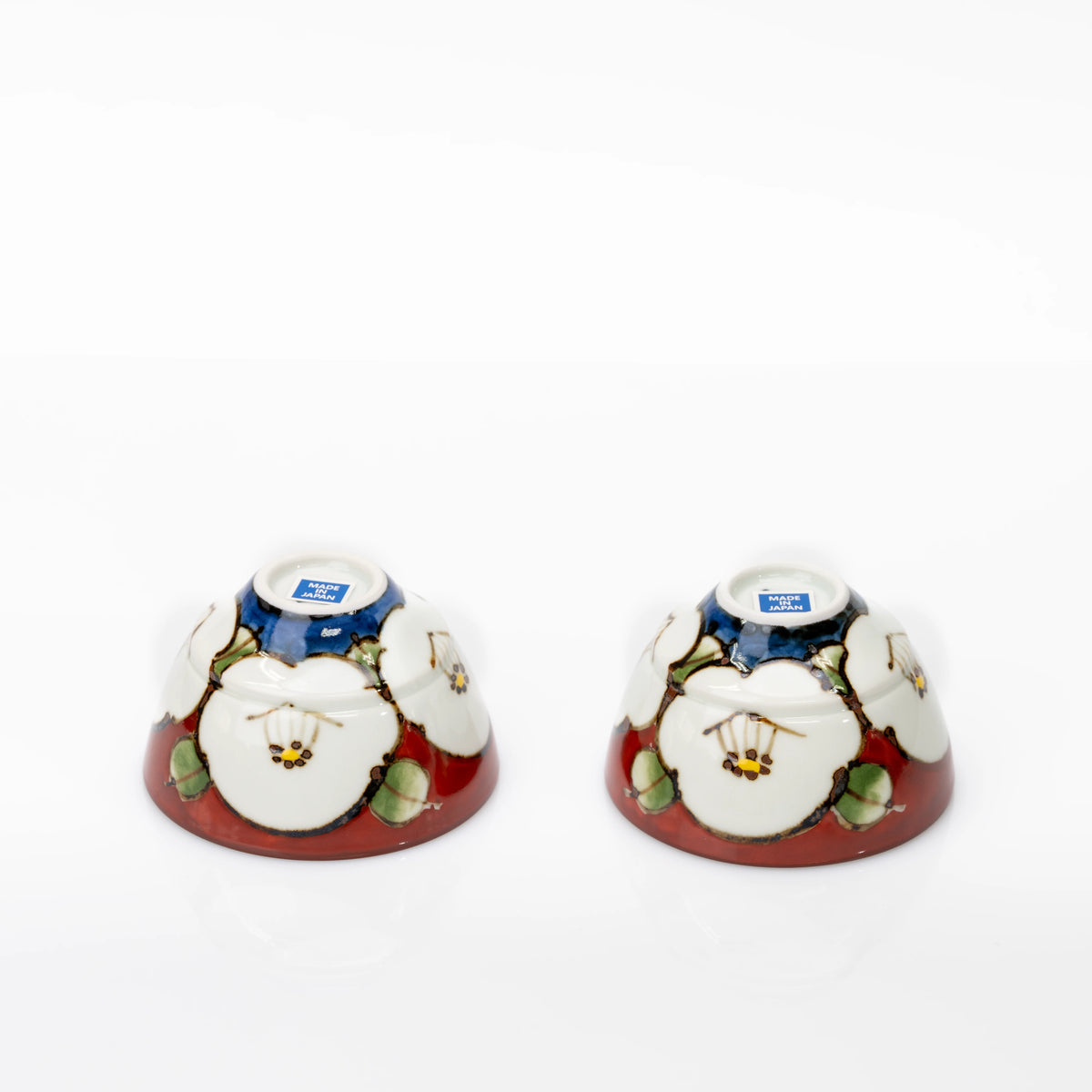 Japanese Camellia Tea Set | Hand-Painted Kyusu & Two Porcelain Cups