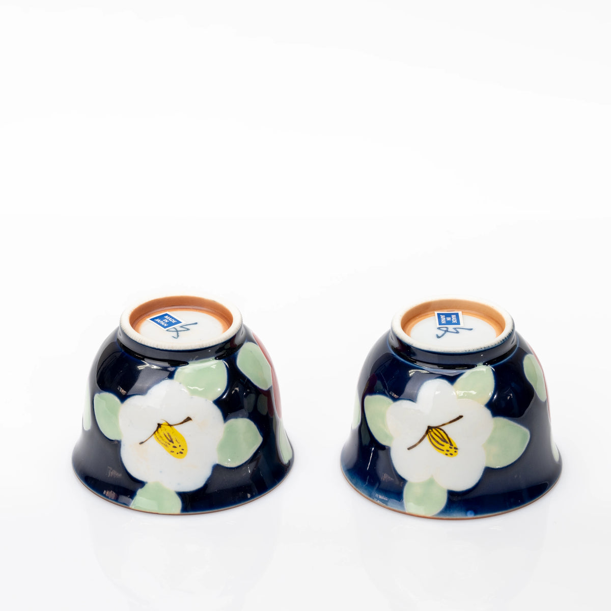 Arita Camellia Tea Set in Deep Blue | Teapot & 2 Cups