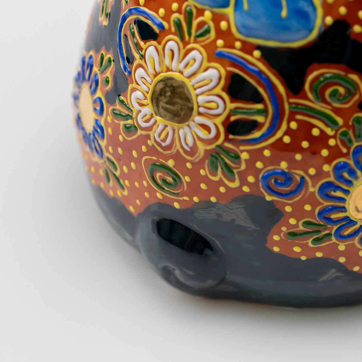Kutani Cha-Mori Lucky Cat, 21 cm