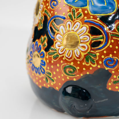 Kutani Cha-Mori Lucky Cat, 21 cm