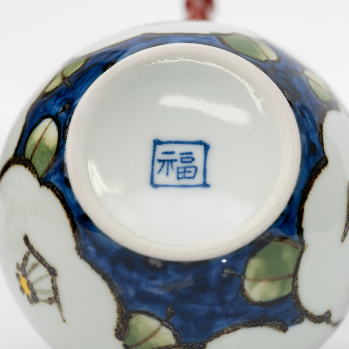 Japanese Camellia Tea Set | Hand-Painted Kyusu & Two Porcelain Cups