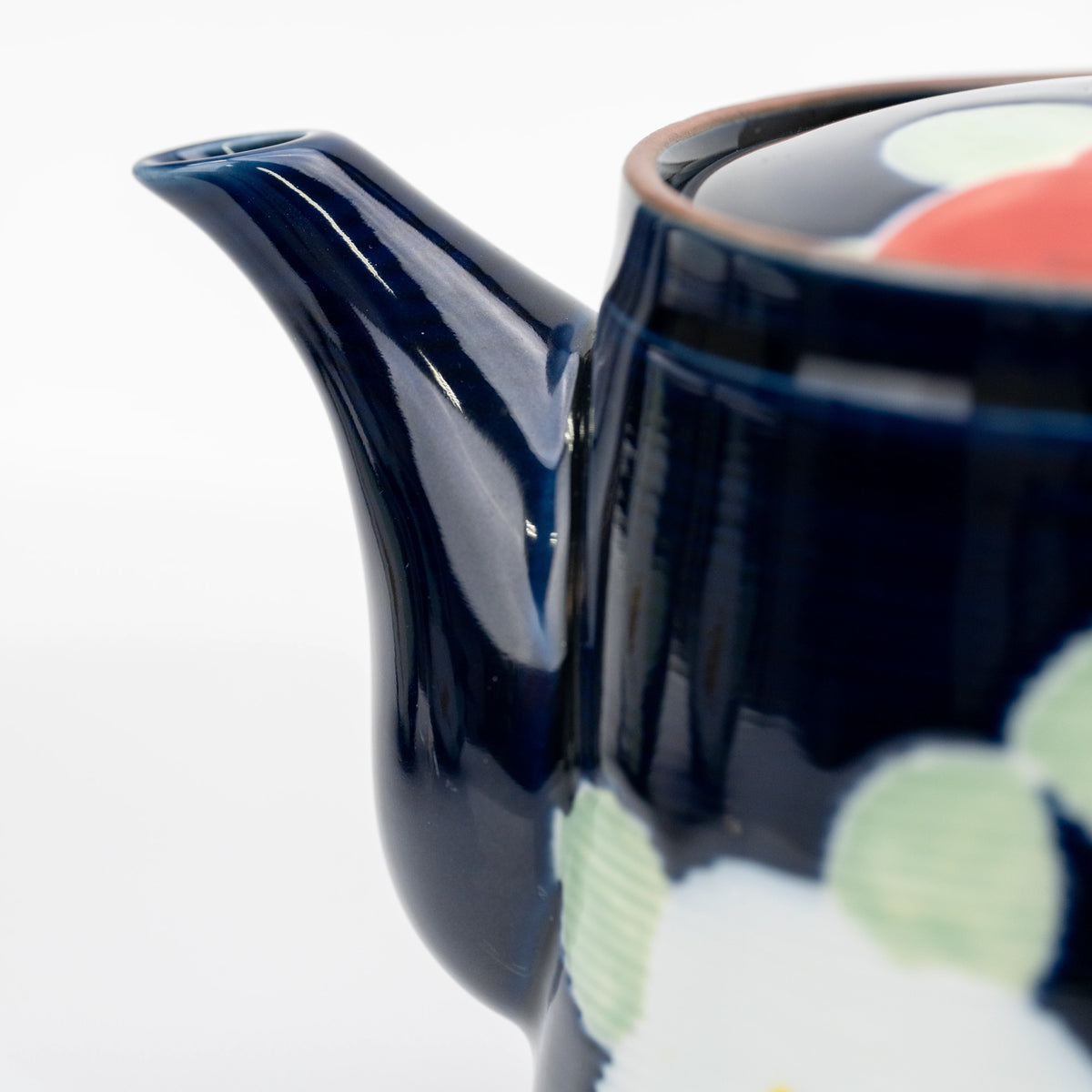 Arita Camellia Tea Set in Deep Blue | Teapot & 2 Cups