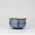 Kutani Blue Ginsai Matcha Bowl with Wooden Box