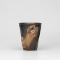 Kutani Marumon Hanazume Floral Ceramic Cup, 9.8 cm