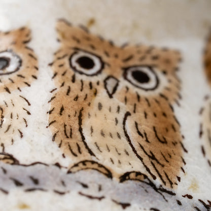 Three owls mug, owl decoration.