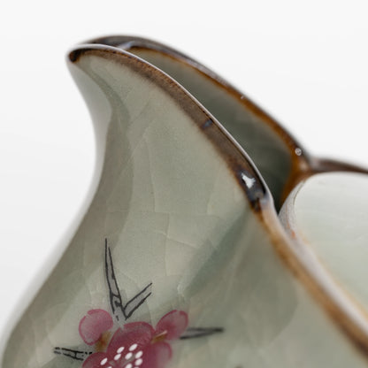 Sparrow teapot, spout detail.