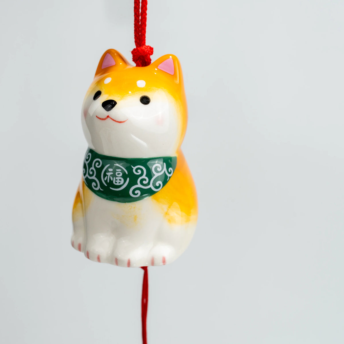 Shiba Inu Furin Wind Chime | Yakushigama Parent and Puppy Bell